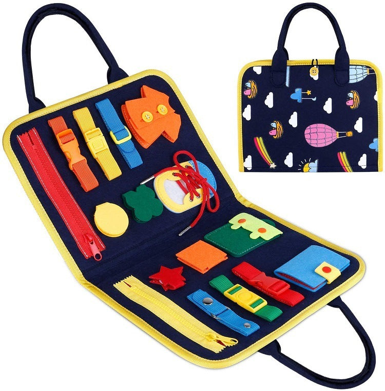 Busy Book Montessori Learning Board