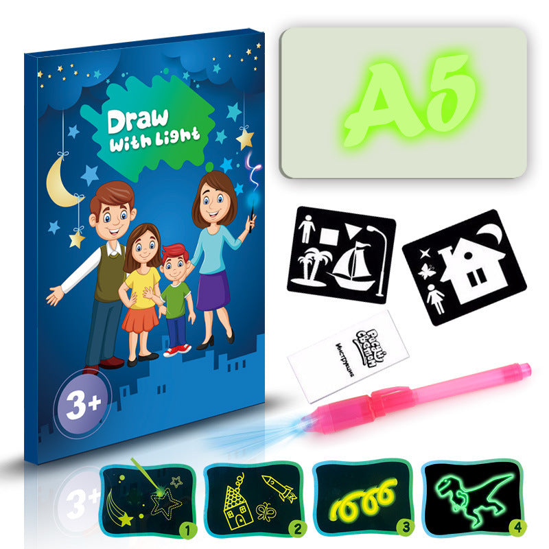 3D Magic Drawing Pad with Light Effects