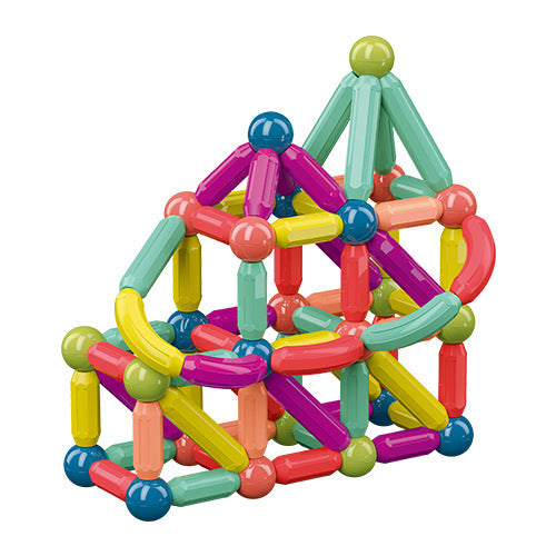 Magnetic Building Sticks & Blocks Set