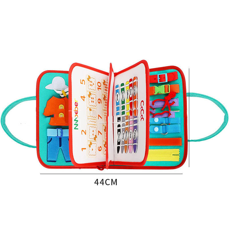 Busy Book Montessori Learning Board