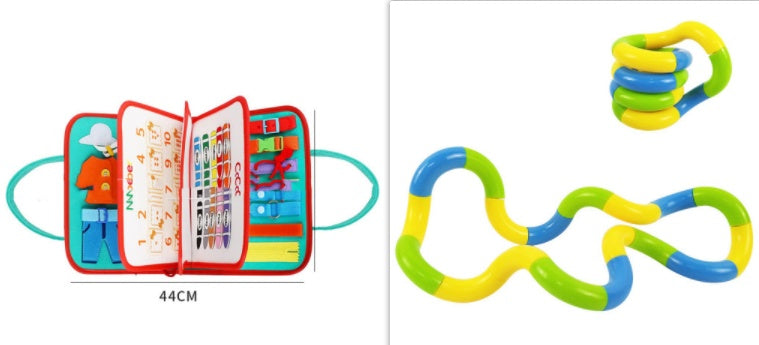 Busy Book Montessori Learning Board