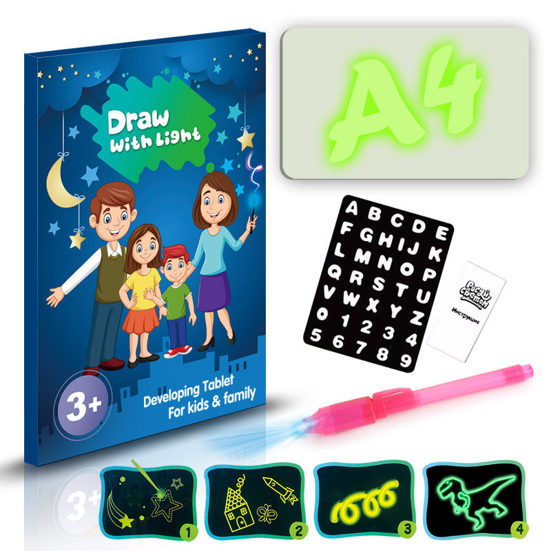 3D Magic Drawing Pad with Light Effects