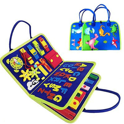 Busy Book Montessori Learning Board