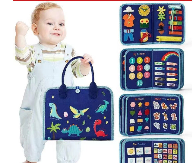 Busy Book Montessori Learning Board