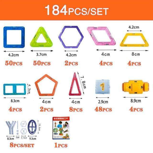 Magnetic Building Blocks Construction Set