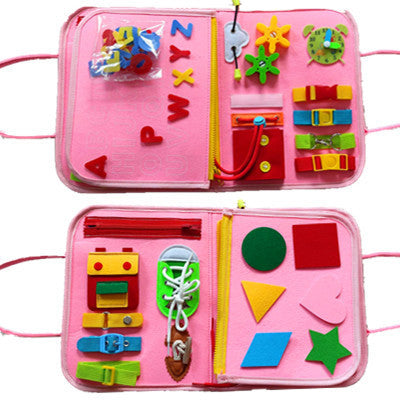 Busy Book Montessori Learning Board
