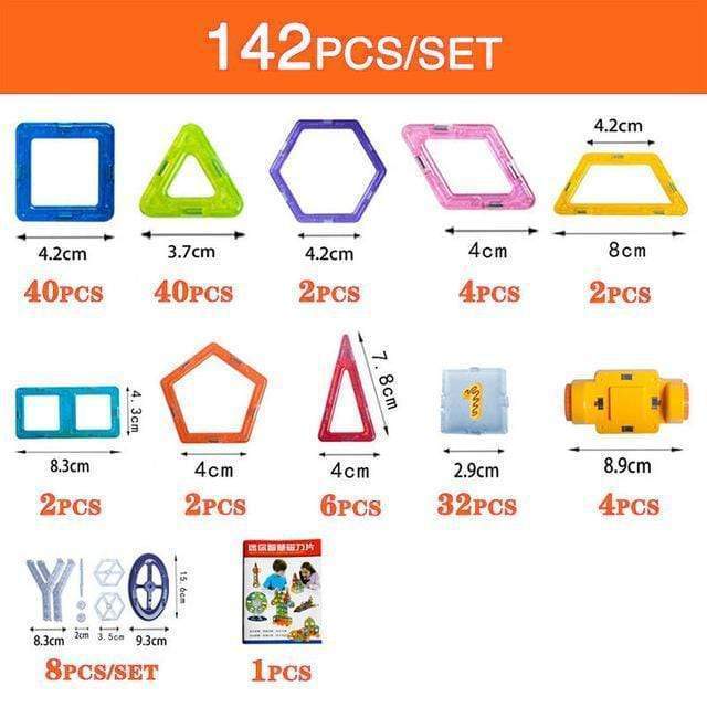 Magnetic Building Blocks Construction Set