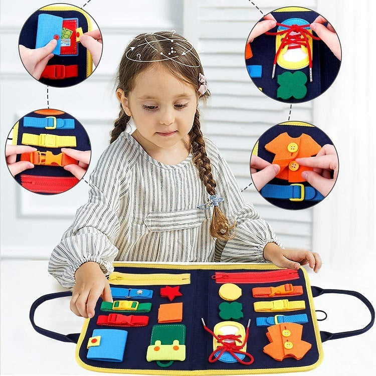 Busy Book Montessori Learning Board